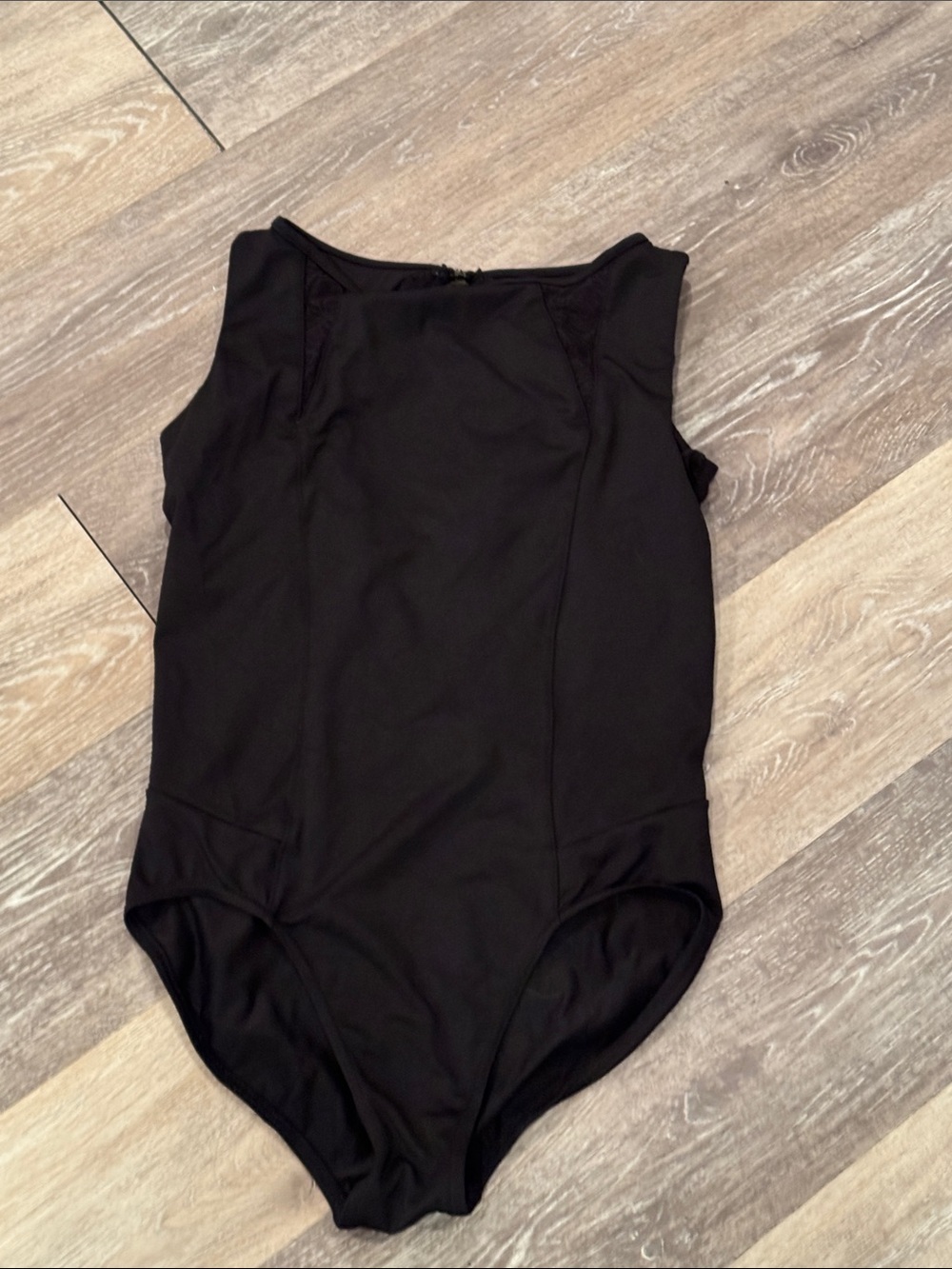 Mirella Black Teens One-Piece Bodysuit/Leotard